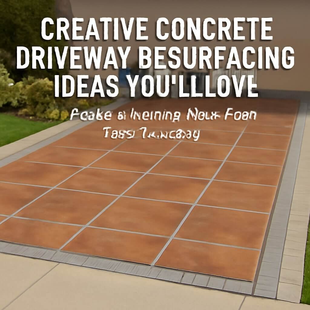 Creative Concrete Driveway Resurfacing Ideas You’ll Love