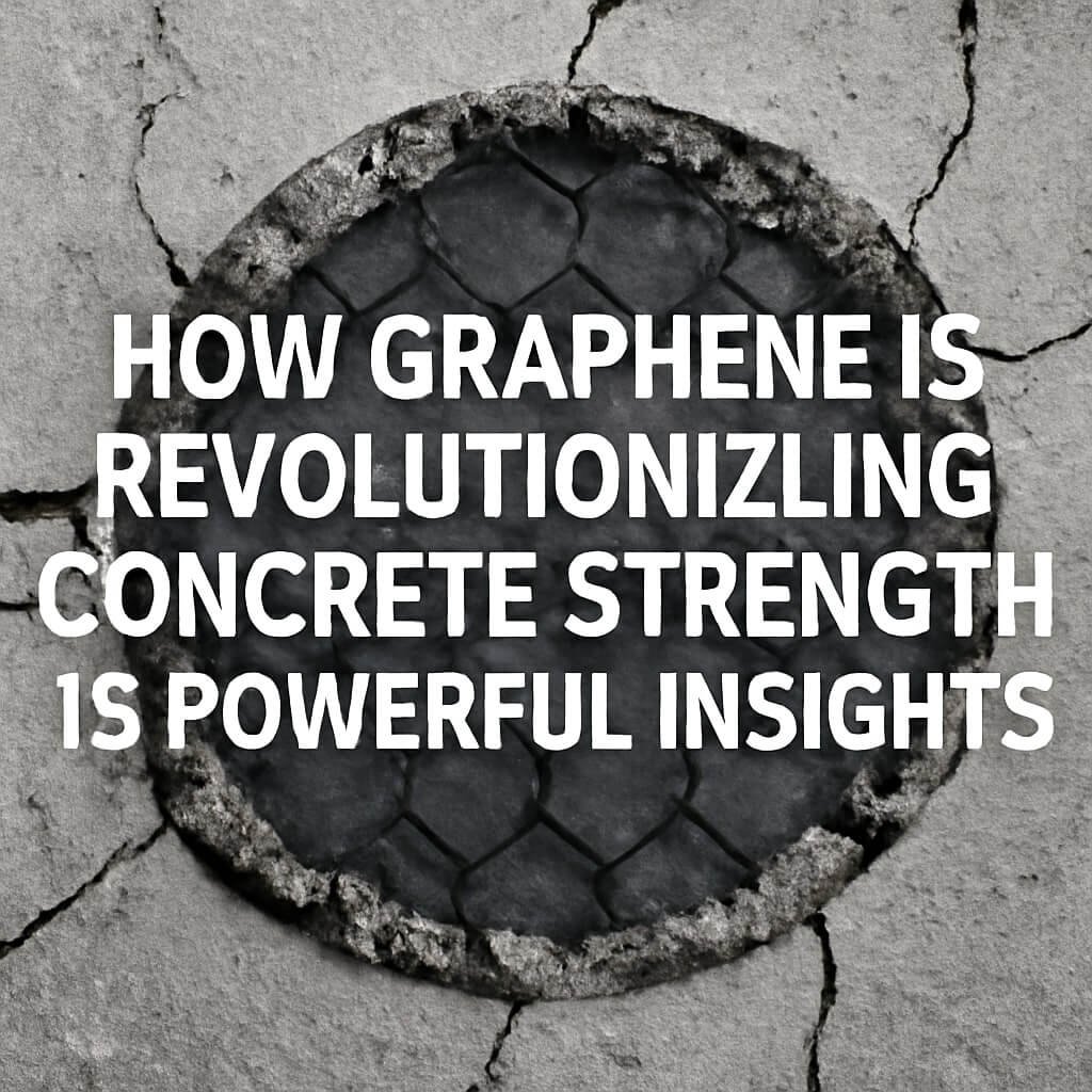 How Graphene is Revolutionizing Concrete Strength