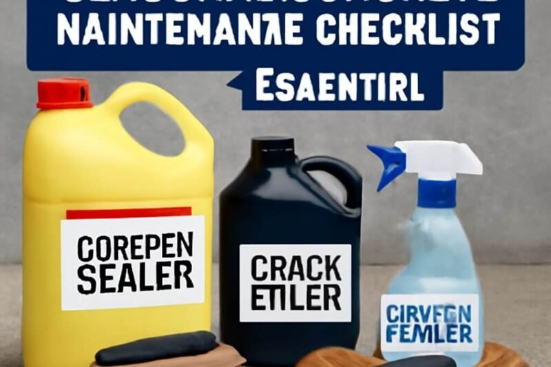 Seasonal Concrete Maintenance Checklist You Need: 15 Essential Steps for Lasting Durability