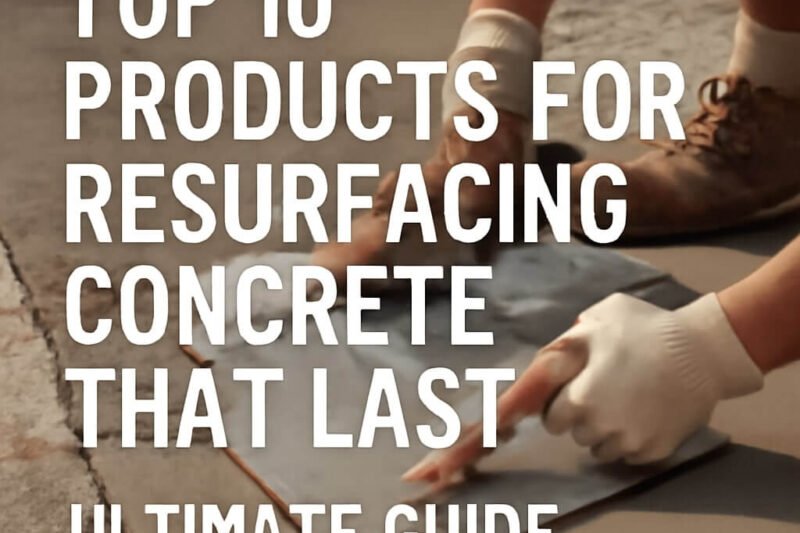 Top 10 Products for Resurfacing Concrete That Last: Ultimate Guide
