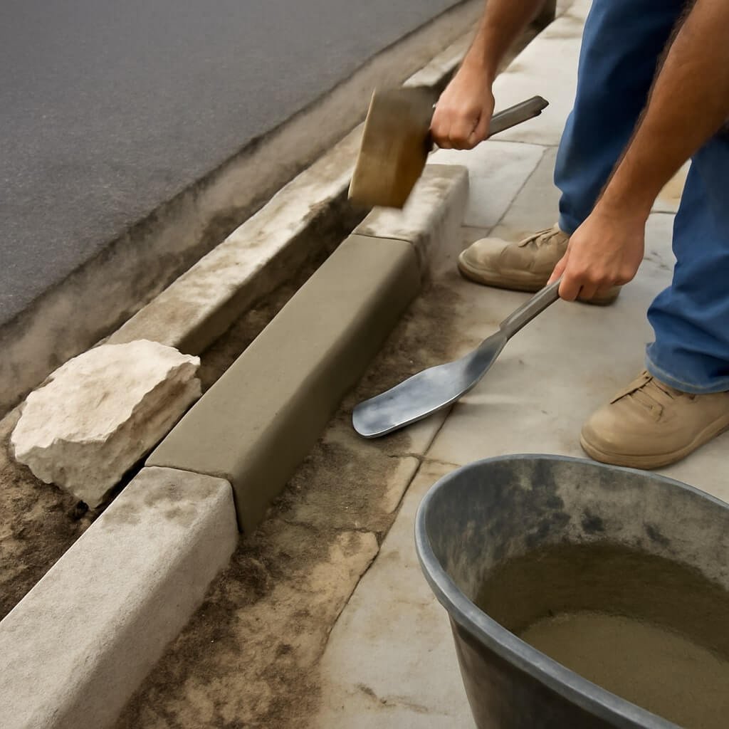 When and How to Replace Chipped Curb Sections