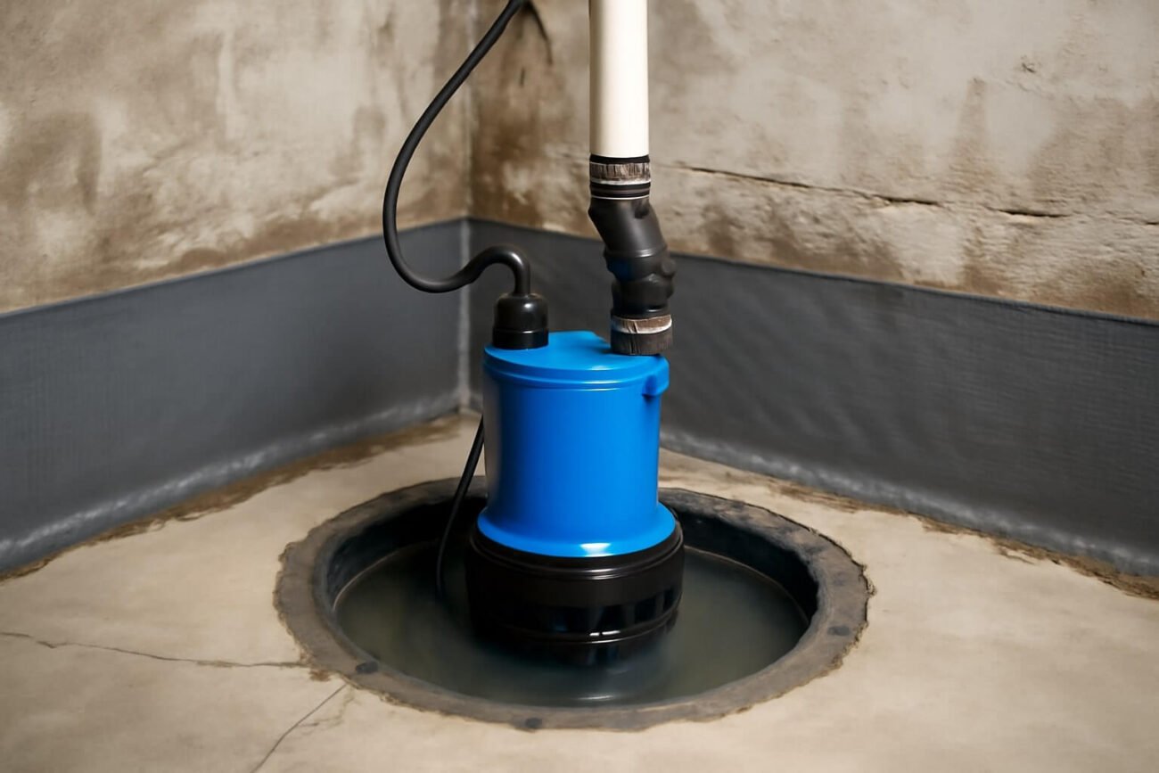 Benefits of Combining Waterproofing with a Sump Pump