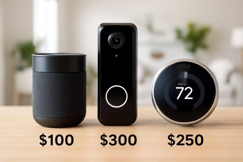 Cost of Smart Home: 3 Must-Have Devices and Prices